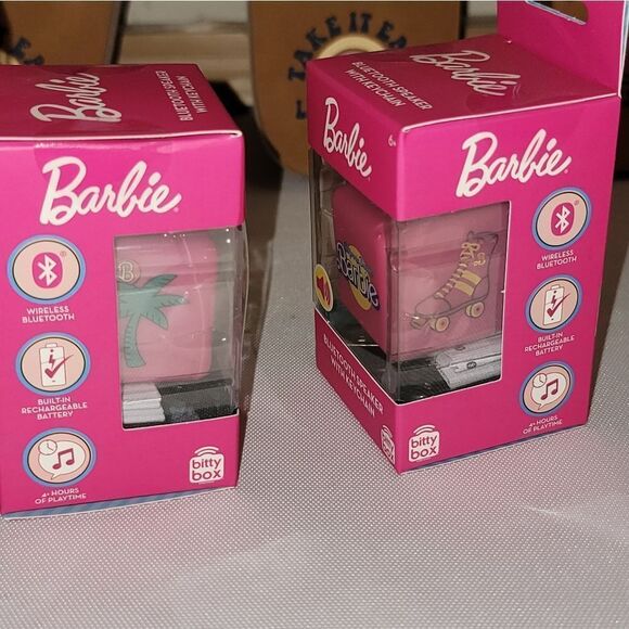 New Barbie x Bitty Boom • Bitty Boomers Bluetooth Speaker with Keychain - Picture 10 of 10